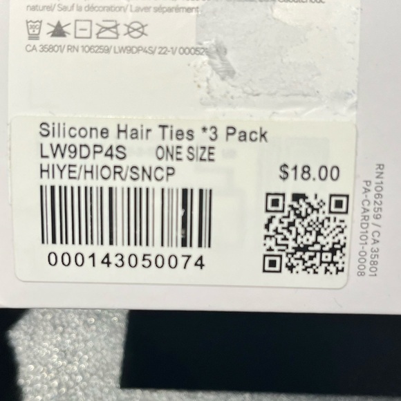 Lululemon Hair Bands 3 Pack Silicone Hair Ties NWT Magenta Multicolor - Picture 5 of 5
